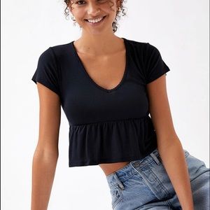 pacsun peplum top